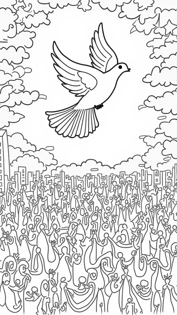 i have a dream coloring page